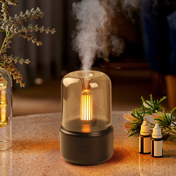 Denx Candlelight Humidifier – Relaxing Glow with Soothing Mist Therapy
