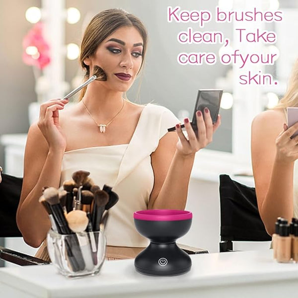 Mini Makeup Brush Cleaner – Quick, Easy, Compact Beauty Tool Essential